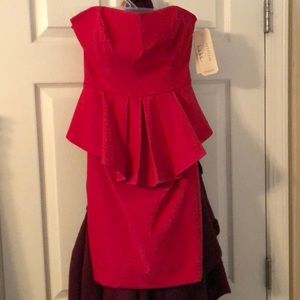 Pink Nicole Miller cocktail dress